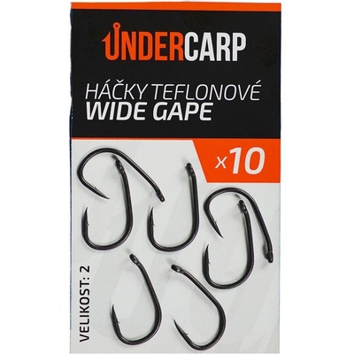 UnderCarp Teflonové WIDE GAPE vel.2 10 ks