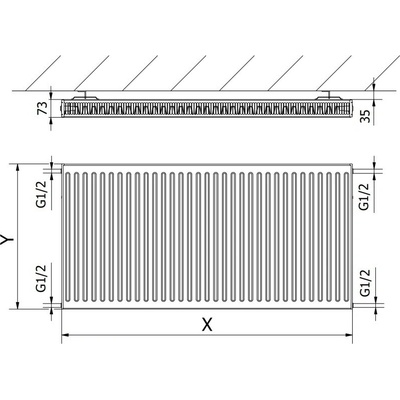 Mexen C21 W421-060-060-00 600 mm x 600 mm