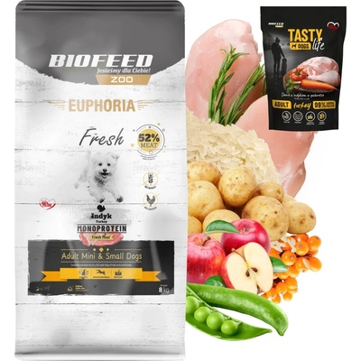 Biofeed Euphoria Fresh Adult Mini & Small Monoprotein Turkey 8 kg