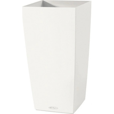 Lechuza Samozavlažovací květináč Cubico Color plast 30x30x56 cm bílý – Hledejceny.cz