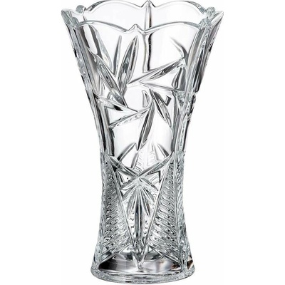 CRYSTALITE BOHEMIA KRIŠTÁĽOVÁ VÁZA BOHEMIA PINWHEEL 250MM