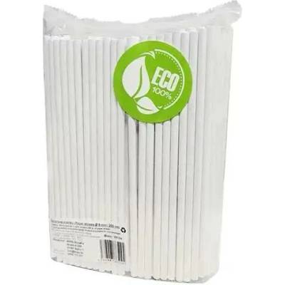 KRPA ZG350200060 Papierová slamka biela 20 cm