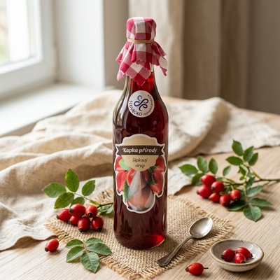 Kapka Přírody Šípkový sirup 0,5 l