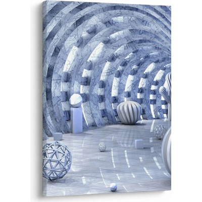 Obraz - 3D abstrakcia, jednodielny 50x70 cm