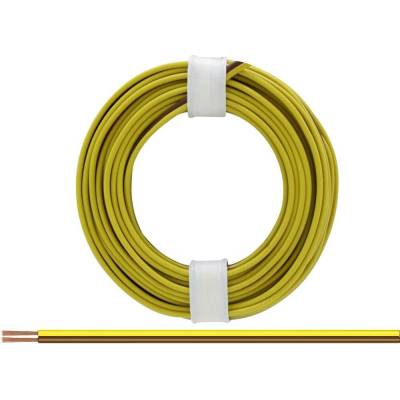 Donau Elektronik 225-38 lanko 2 x 0.25 mm² hnedožltá 5 m