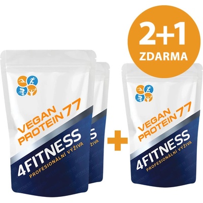 4fitness.cz Vegan protein 77 Triple mix 2000 g
