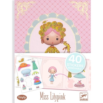 Djeco Snímatelné samolepky Miss Lilypink