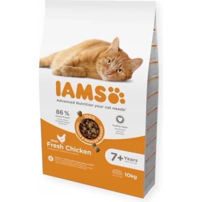 Iams Senior kuracie mäso 10 kg