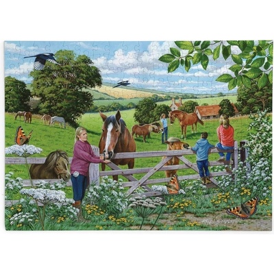 House of Puzzles Pochúťky pre kone 250 veľkých dielov