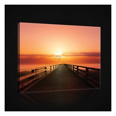 Obraz na plátne obdĺžník - OB1015 - Mólo 100cm x 75cm - O1