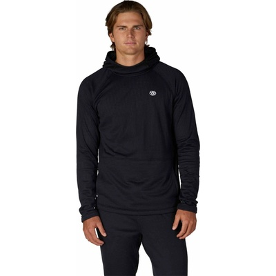 686 Mission Grid Raglan Hoody Black