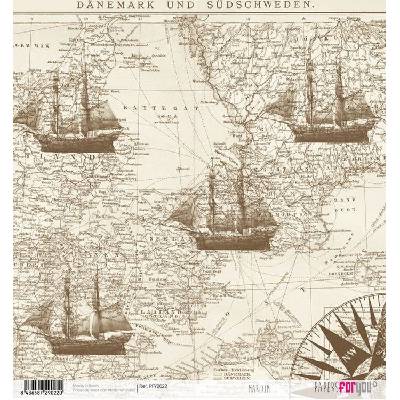 Rýžový papír SCRAP MOŘE - Rice Paper SCRAP MARITIM