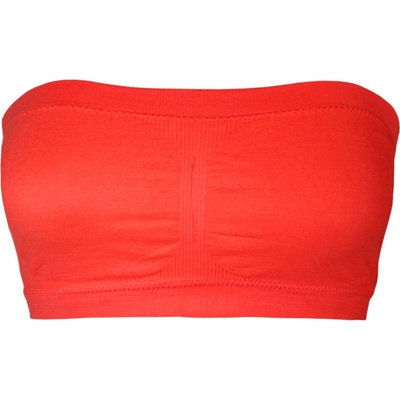 Yluzia Bandeau podprsenka oranžová zářivá