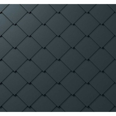 Prefa Falcovaná šablona 440 x 440 Základní šablona Stucco P.10 antracit
