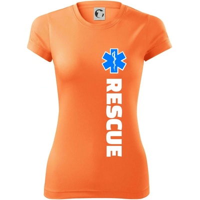 Rescue pro záchranáře Dámské Fantasy sportovní dresovina Neon mandarine