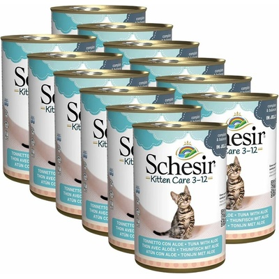 Schesir kitten tuniak s aloe vera v želé 12 x 140 g