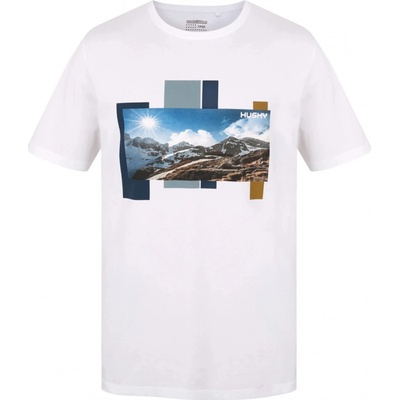 Husky tričko Tee Skyline White