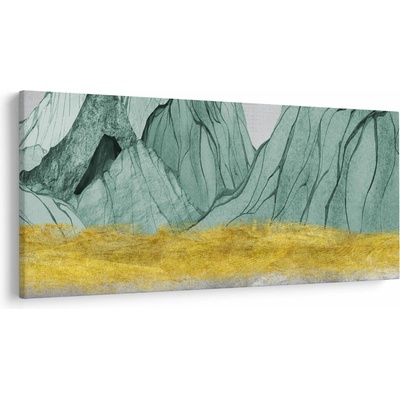 Obraz - Smaragdové hory N⁰1, jednodielne 250x125 cm