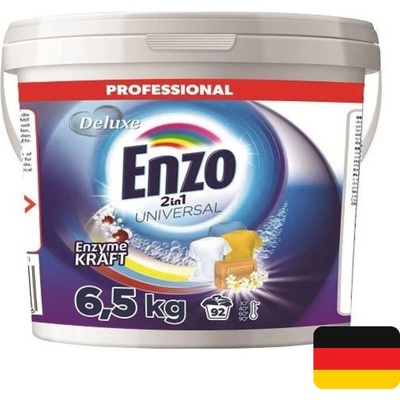 Deluxe Enzo prací prášek Professional 2in1 Universal kyblík 6,5 kg 92 ks