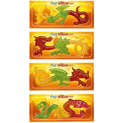 Vidal Dragon jelly želé drak 22 ks 33 g