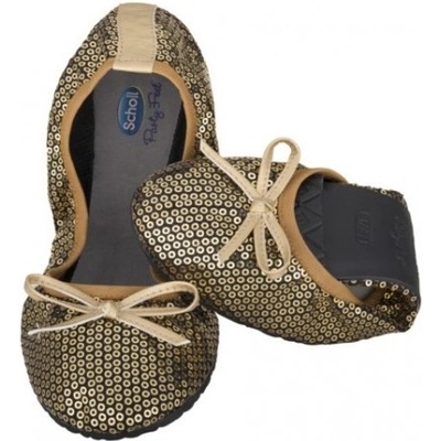 Scholl Pocket Ballerina PAILLETTES zlaté