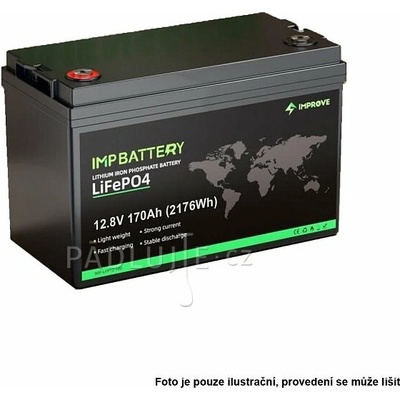 IMPROVE LiFePo4 170 Ah 12,8 V Bluetooth one size One Size
