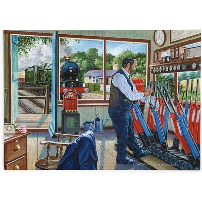 House of Puzzles Kancelária železničného dispečera 250 veľkých dielov