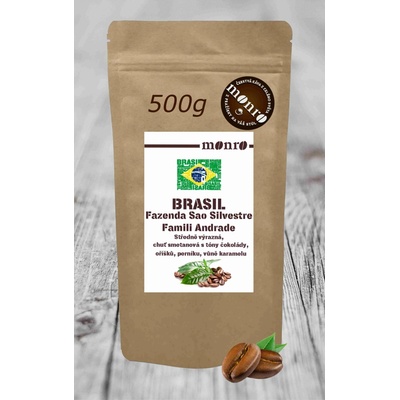 Monro Brasil Fazenda São Silvestre Family Andrade 100% Arabika zrnková 0,5 kg – Hledejceny.cz