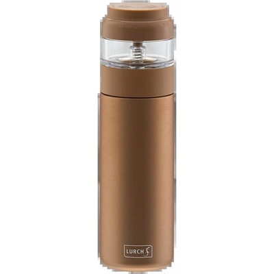 LURCH Přenosná Termo láhev se sítkem na čaj Lurch light rose 0,4 l