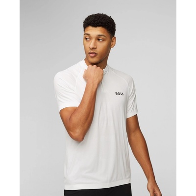 Boss pánské polo tričko X Matteo Berrettini Pariq Mb Bílé