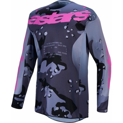 Alpinestars Racer Lone 2027 sivá camo/fialová