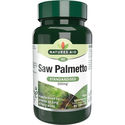 Natures Aid Saw Palmetto standardizovaný 500 mg 90 tablet