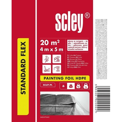 Zakrývací fólie, lehká, rozměr 4 x 5 m = 20m2, – Hledejceny.cz