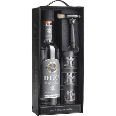 Beluga Gold Line 40% 0,7 l (dárkové balení 3 sklenice)