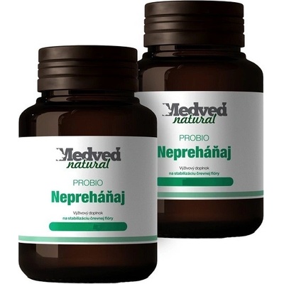 Medveď natural Nepreháňaj Probio 2 x 135 g