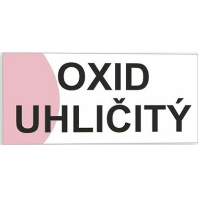Traiva s.r.o Oxid uhličitý Verze: Samolepka 190 x 90 mm tl. 0.1 mm - Kód: 02406