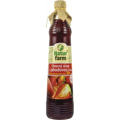 Natur farm sirup jahoda, 0,7 l