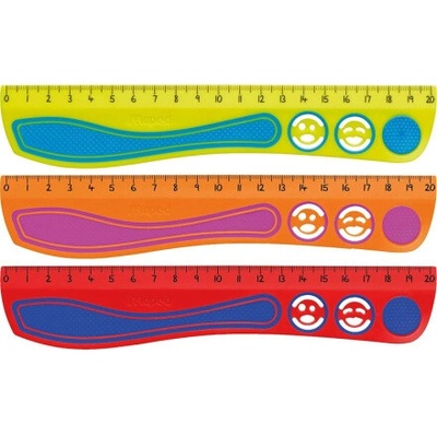 MAPED Pravítko Kidy Grip 20cm 1ks (mix) 147965