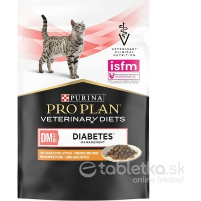 Purina ProPlan Veterinary Diets Cat DM St/Ox Diabetes Management Kuracia 10 x 85 g
