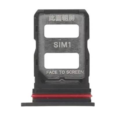 SIM zásuvka pre Xiaomi Redmi Note 14 Pro 5G, čierna (Dual SIM)