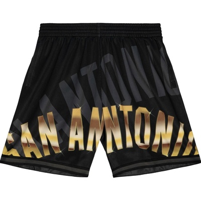 Mitchell & Ness Pánské kraťasy San Antonio Spurs NBA Big Face 4.0 Shorts