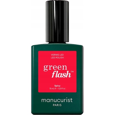 Manucurist Green Flash LED gel lak na nehty Spicy 15 ml