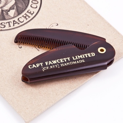 Captain Fawcett skládací hřeben na knír 11,5 cm – Hledejceny.cz