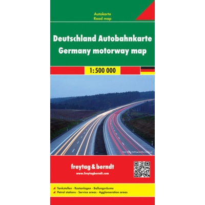 AK 0221 Německo dálniční mapa 1:500 000