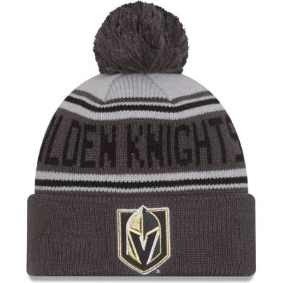 New Era Vegas Golden Knights zimná čiapka NHL Pom Wordmark