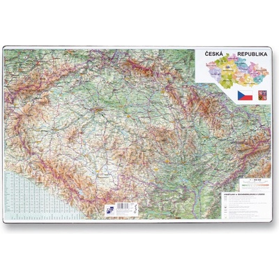 Oxybag Podložka Mapa České republiky 5806 – Hledejceny.cz