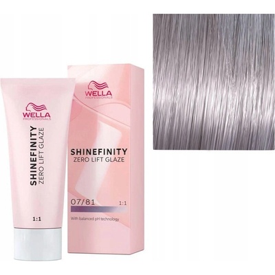 Wella Shinefinity Zero Lift Glaze 07/81 Cool Smoky Opal 60 ml