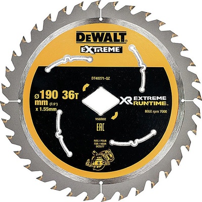 DeWALT DT40271 Pilový kotouč 190 x 1,55 mm, 36 zubů – Hledejceny.cz