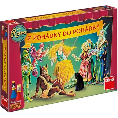 Dino Z pohádky do pohádky retro edice společenská hra v krabici 33x23x3,5cm – Hledejceny.cz