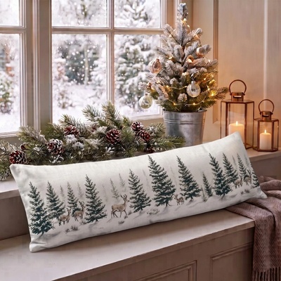 RAEBEL Svietiaca dekorácia vankúš na okno 6215 sivá Polyester 18x85